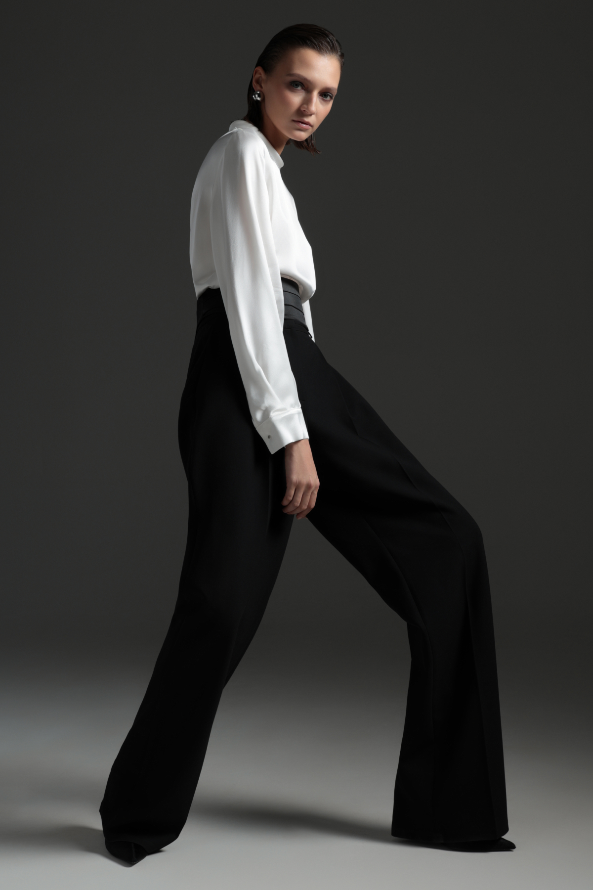 Блузка VASSA&Co, пол женский, цвет белый, фото №3