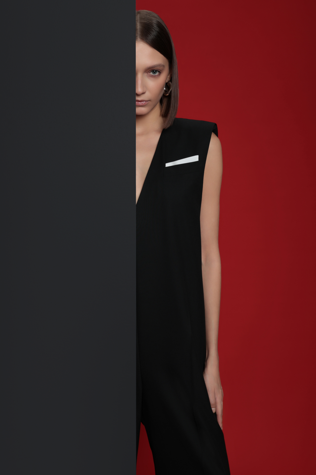 Комбинезон VASSA&Co, пол женский, цвет черный, фото №4