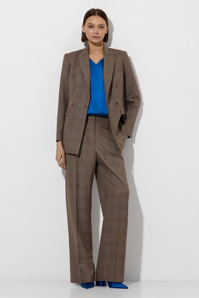 Блузка VASSA&Co, пол женский, цвет синий, фото №2