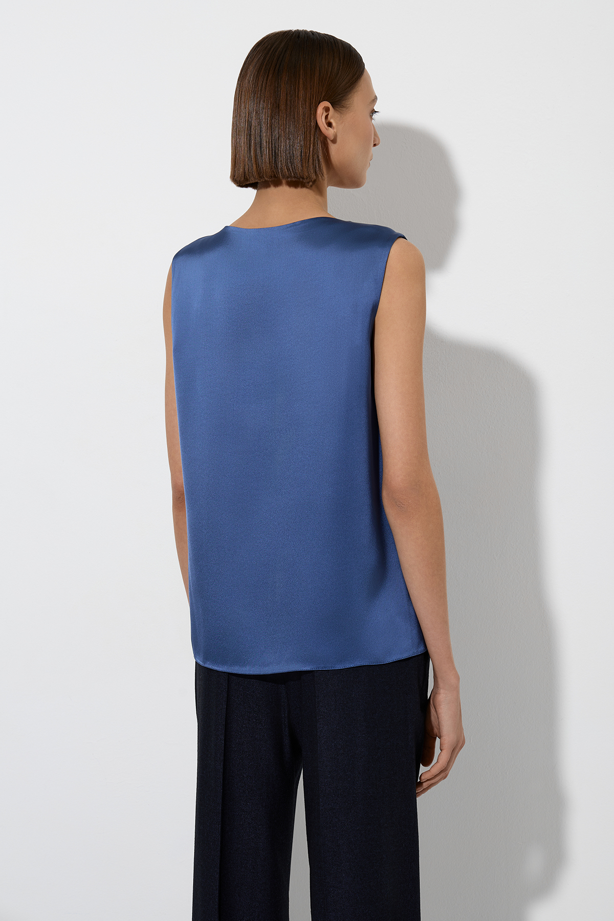 Blouse VASSA&Co, пол female, цвет синий, фото №5