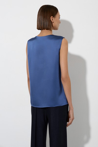 Blouse VASSA&Co, пол female, цвет синий, фото №5