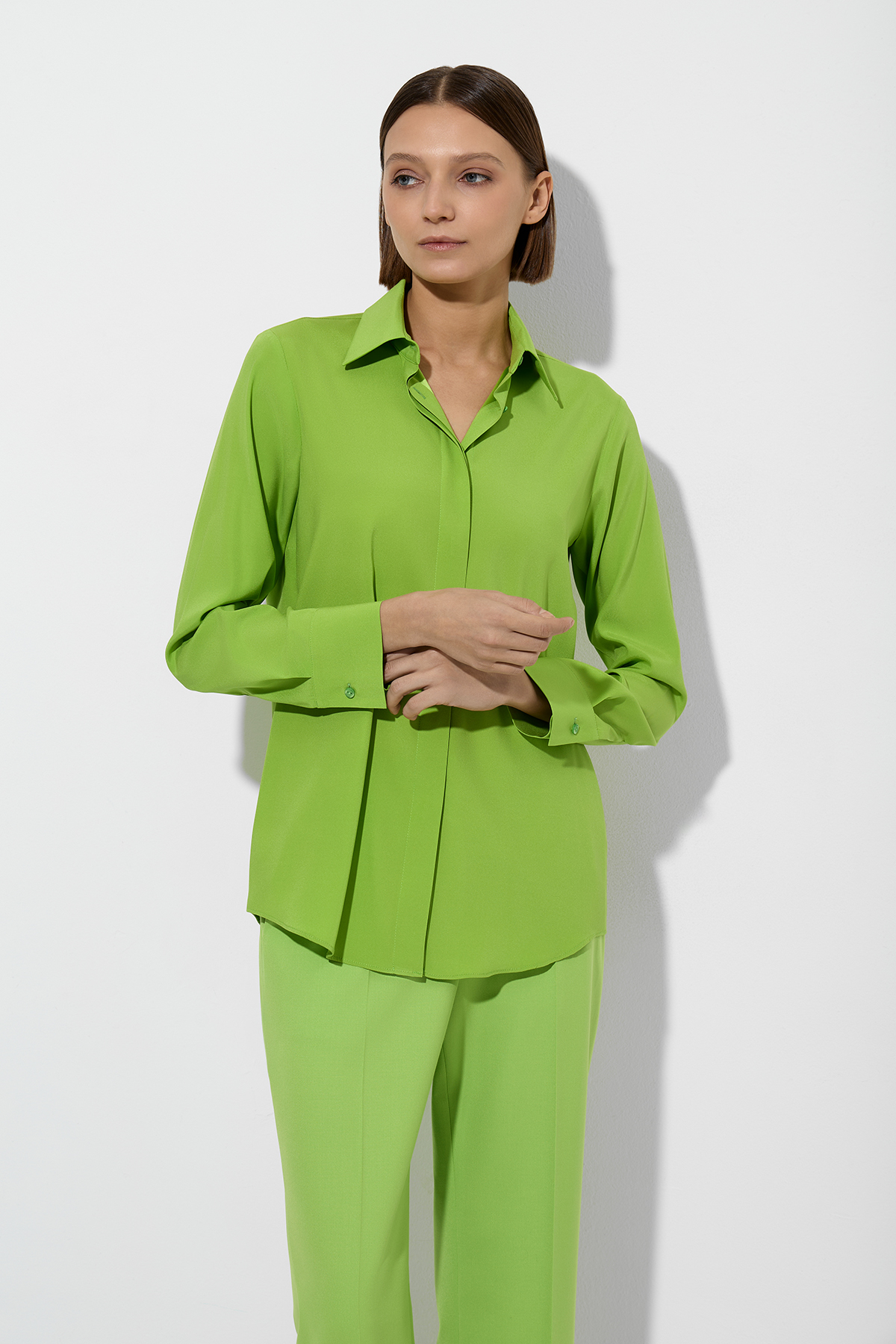 Blouse , пол female, цвет зеленый, фото №3