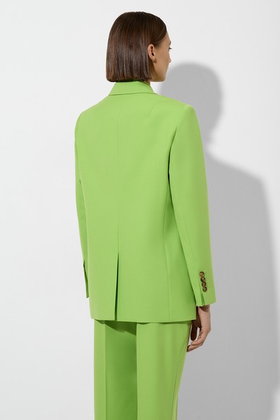 Жакет со съемной манишкой VASSA&Co, пол женский, цвет зеленый, фото №7