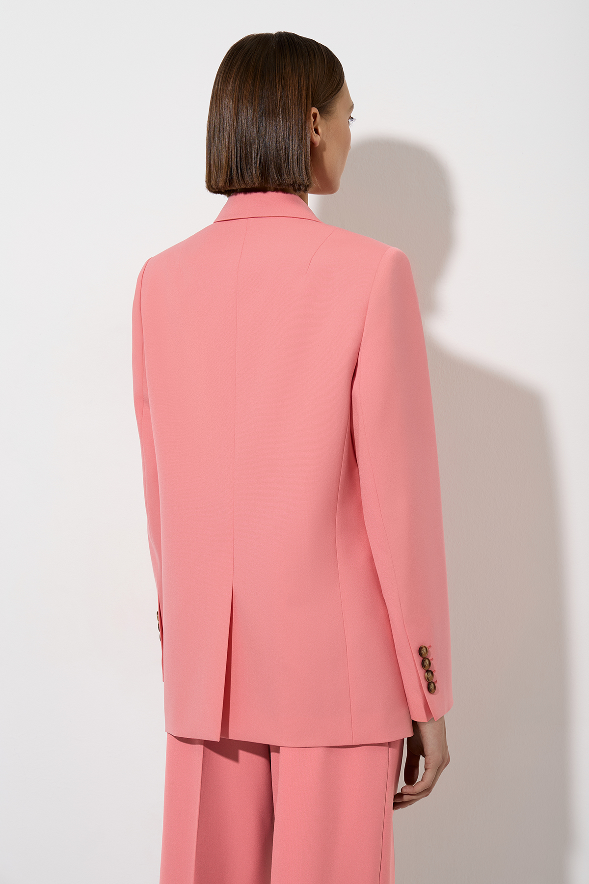 Жакет со съемной манишкой VASSA&Co, пол женский, цвет розовый, фото №3
