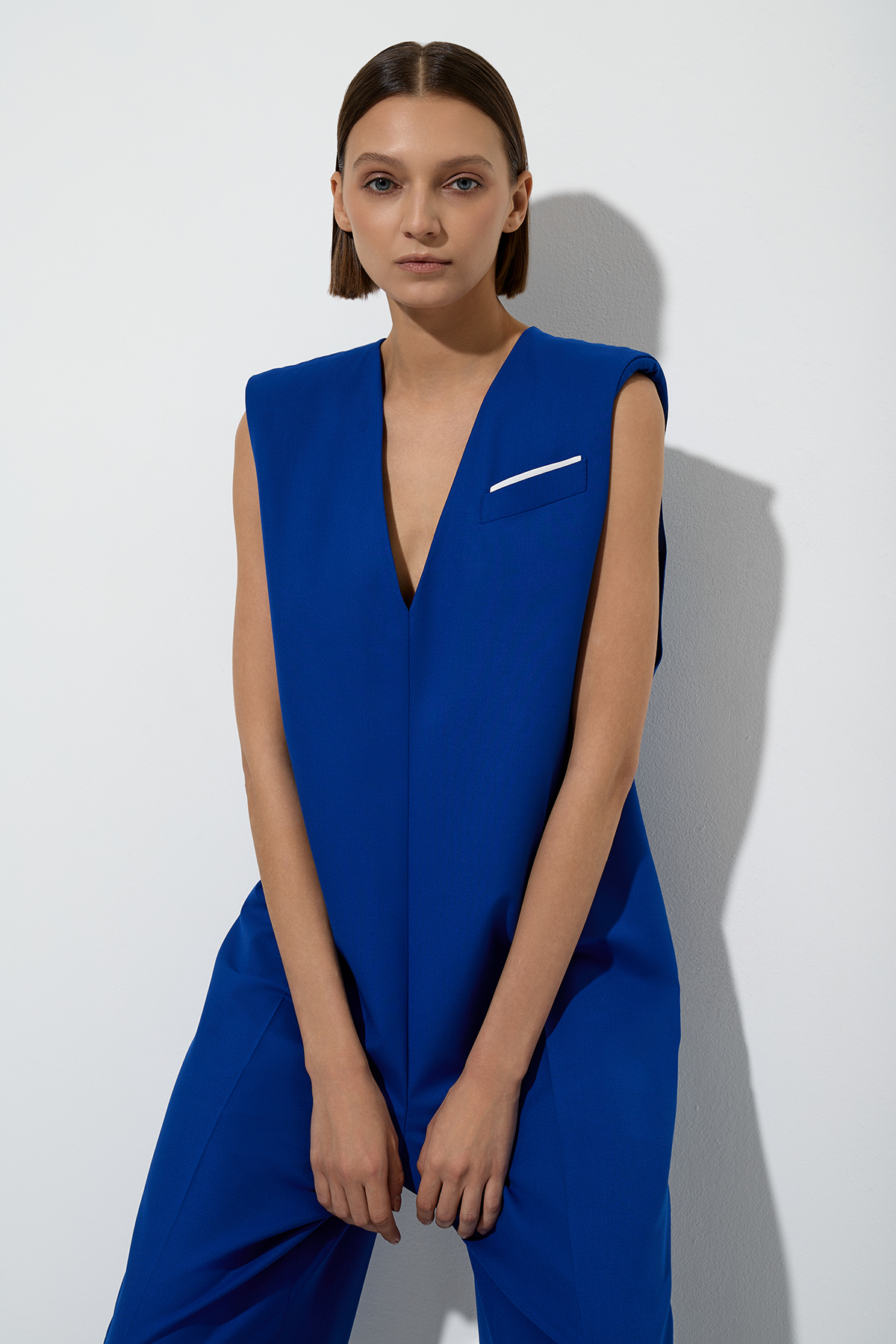 Комбинезон VASSA&Co, пол женский, цвет синий, фото №3