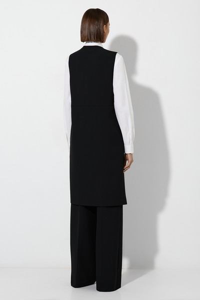 Платье-жилет VASSA&Co, пол женский, цвет черный, фото №4