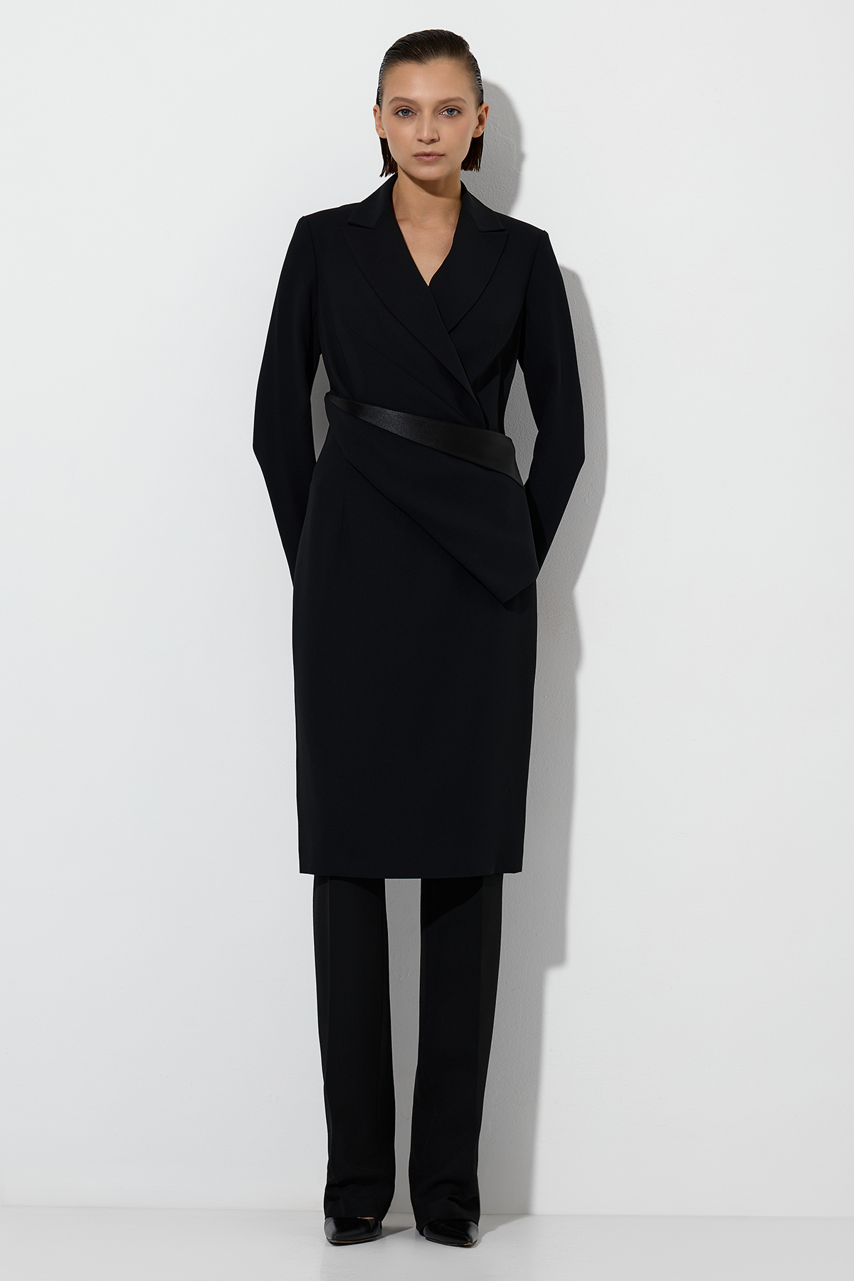 Платье VASSA&Co, пол женский, цвет черный, фото №4