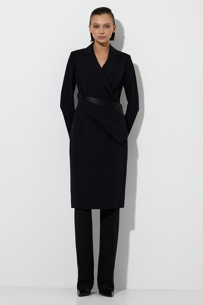 Платье VASSA&Co, пол женский, цвет черный, фото №4