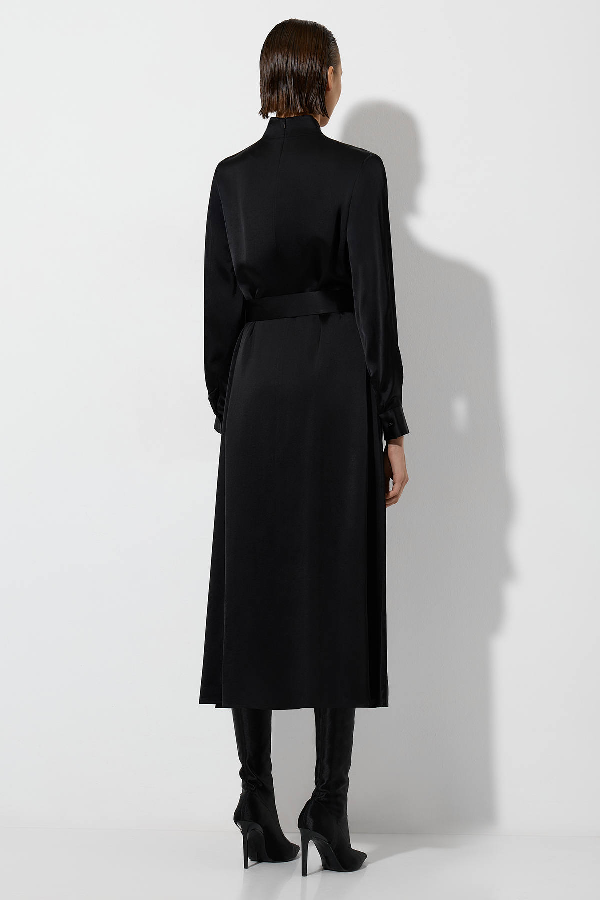 Платье VASSA&Co, пол женский, цвет черный, фото №3