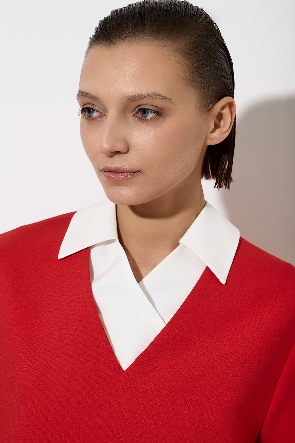 Платье VASSA&Co, пол женский, цвет красный, фото №3