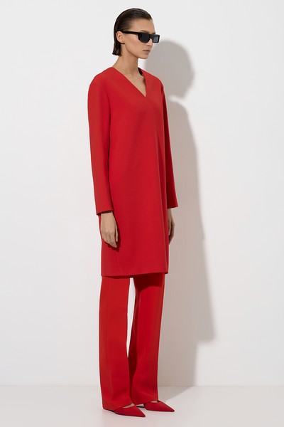 Платье VASSA&Co, пол женский, цвет красный, фото №2