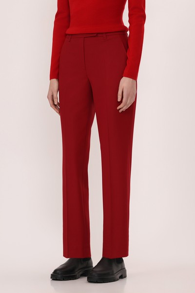 Брюки VASSA&Co, пол женский, цвет красный, фото №6