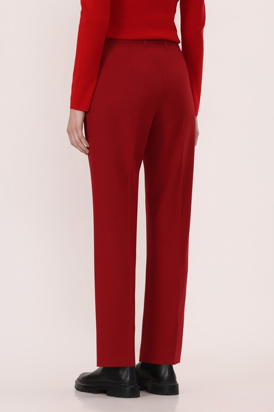 Брюки VASSA&Co, пол женский, цвет красный, фото №5