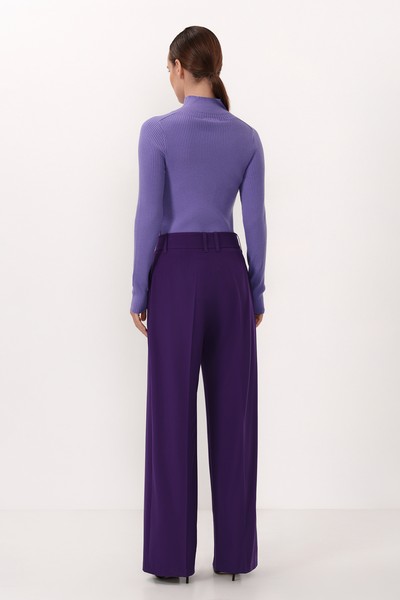 Брюки VASSA&Co, пол женский, цвет фиолетовый, фото №3