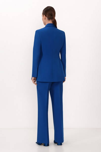 Брюки VASSA&Co, пол женский, цвет синий, фото №3