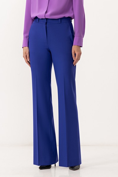 Брюки VASSA&Co, пол женский, цвет фиолетовый, фото №2