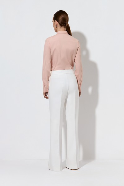 Рубашка бежевая VASSA&Co, пол женский, цвет бежевый, фото №7