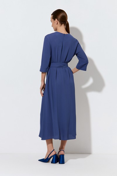 Платье , пол женский, цвет синий, фото №4