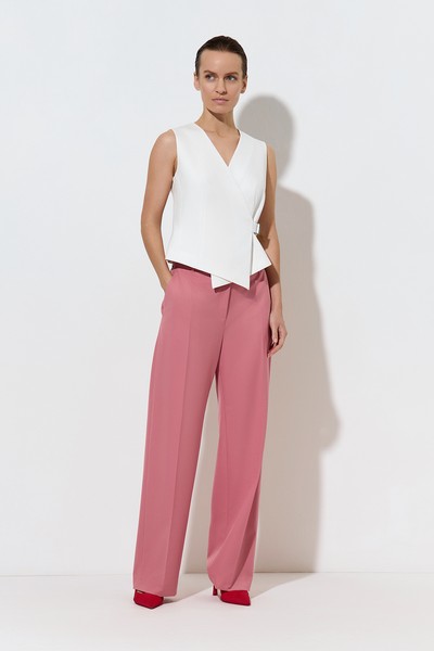 Брюки , пол женский, цвет розовый, фото №4