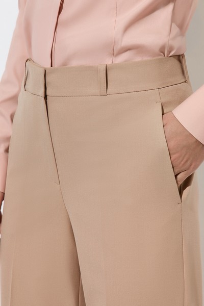 Брюки , пол женский, цвет бежевый, фото №3