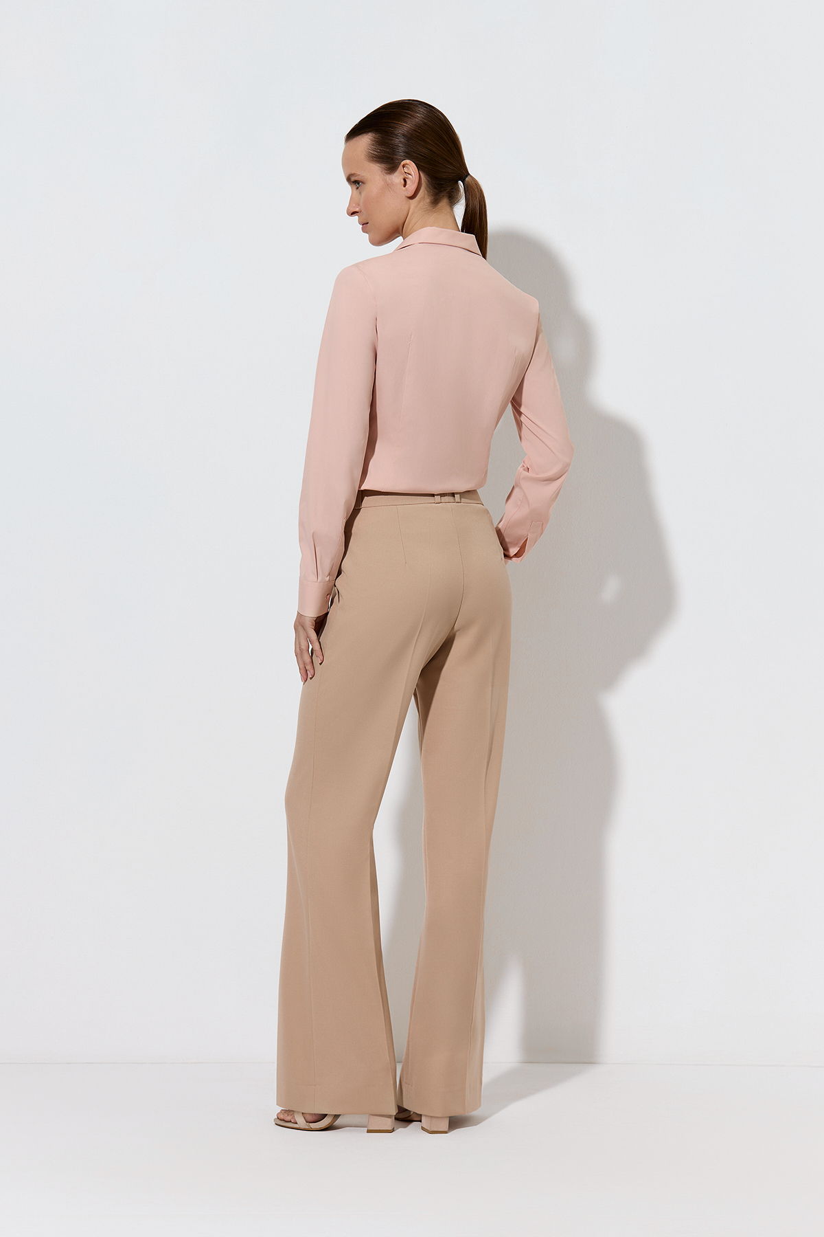 Брюки , пол женский, цвет бежевый, фото №4