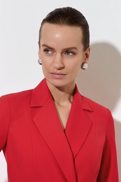 Платье , пол женский, цвет красный, фото №2