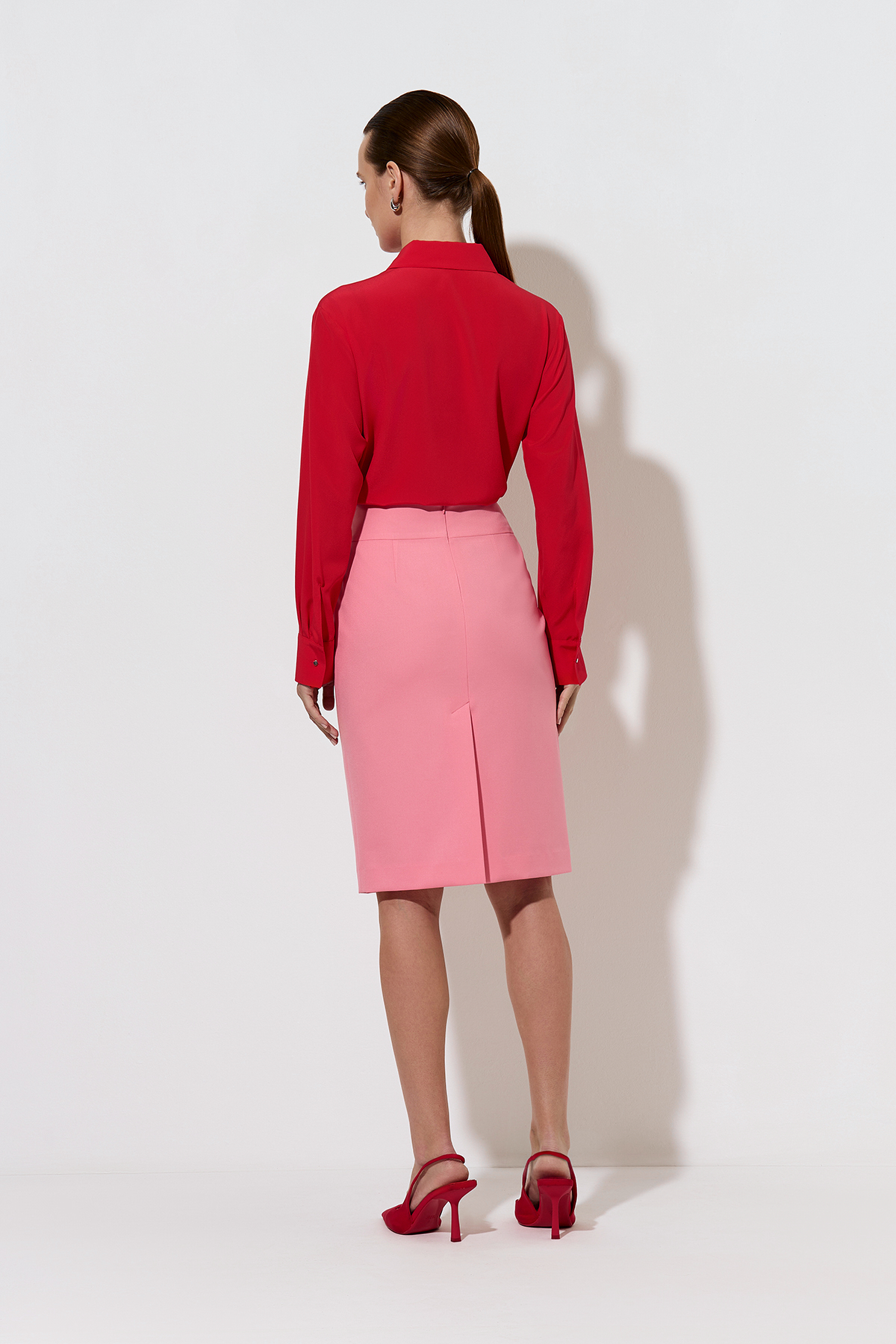 Skirt VASSA&Co, пол female, цвет pink, фото №2