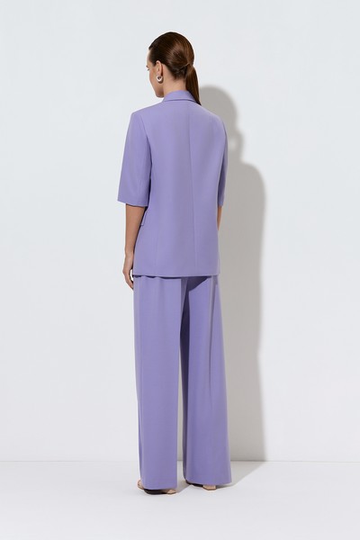 Жакет с коротким рукавом , пол женский, цвет фиолетовый, фото №11