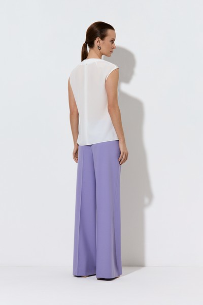 Брюки VASSA&Co, пол женский, цвет фиолетовый, фото №5