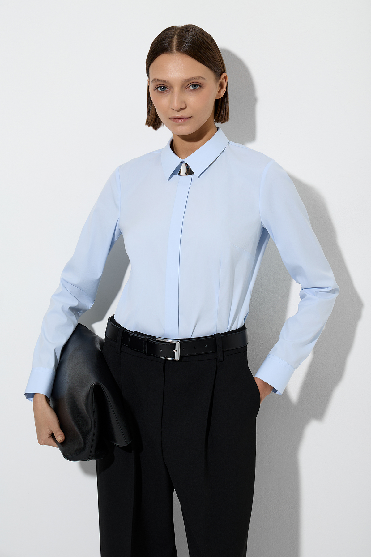 Belt VASSA&Co, пол female, цвет black, фото №2