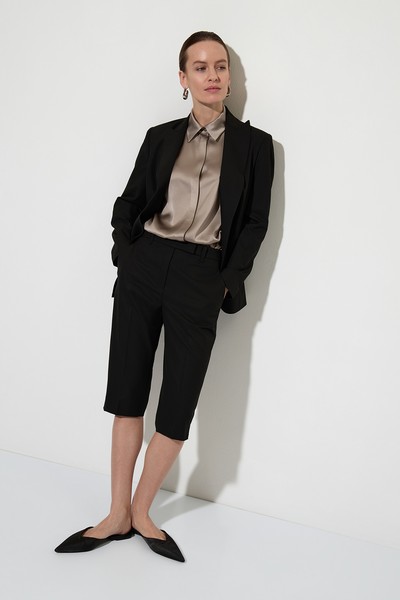 Бриджи VASSA&Co, пол женский, цвет черный, фото №4