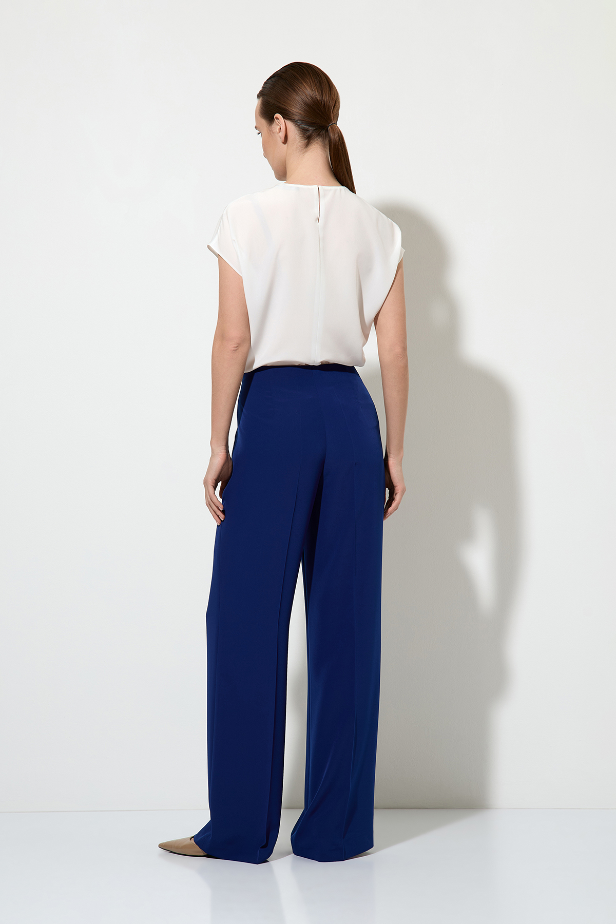 Брюки , пол женский, цвет синий, фото №3