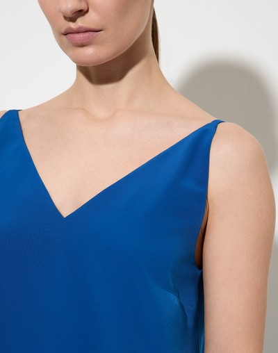 Топ в бельевом стиле VASSA&Co, пол женский, цвет синий, фото №4