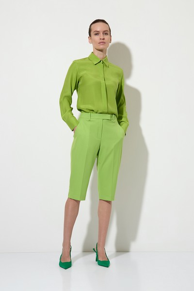 Бриджи VASSA&Co, пол женский, цвет зеленый, фото №3