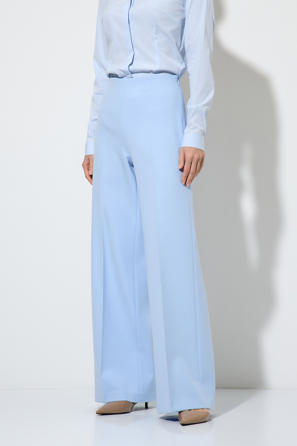 Брюки , пол женский, цвет голубой, фото №4