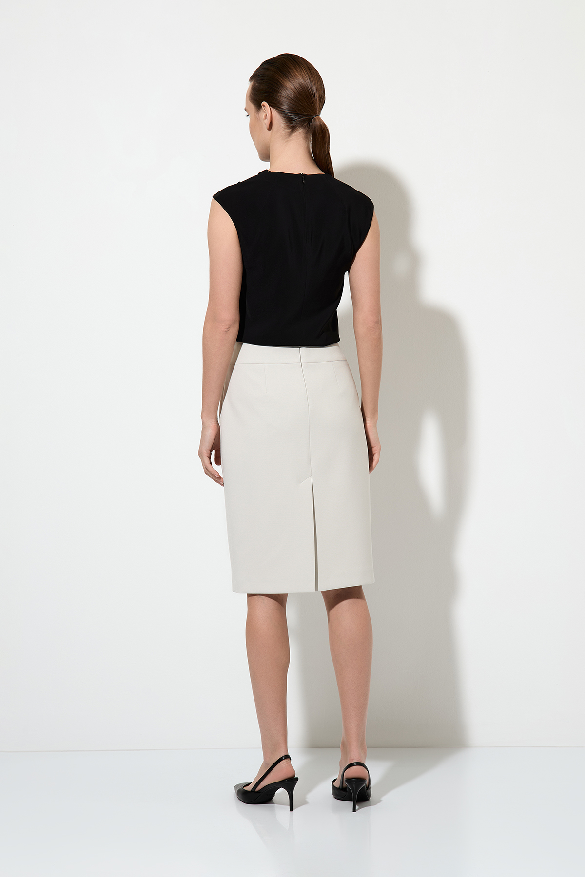 Юбка-карандаш , пол женский, цвет белый, фото №4