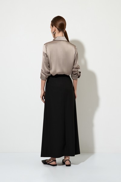 Юбка с брючными элементами VASSA&Co, пол женский, цвет черный, фото №4