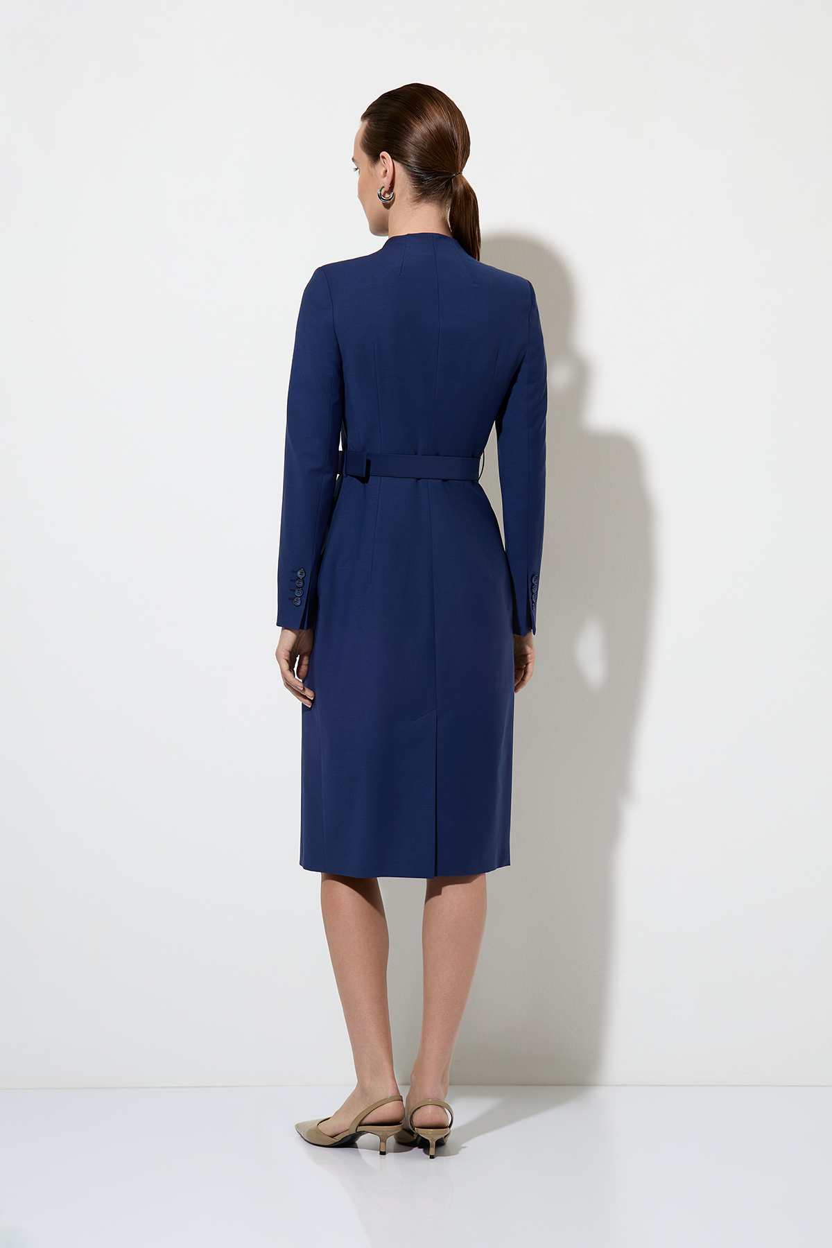 Платье VASSA&Co, пол женский, цвет синий, фото №6