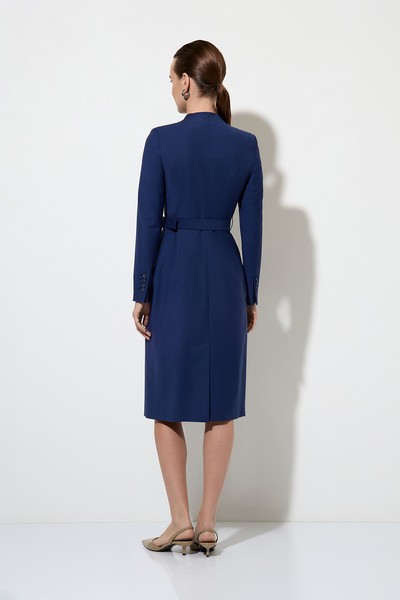 Платье VASSA&Co, пол женский, цвет синий, фото №6