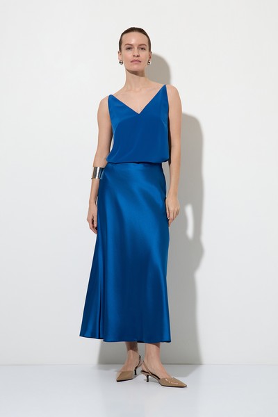 Skirt VASSA&Co, пол female, цвет синий, фото №2