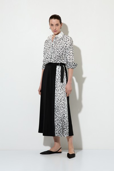 Блузка свободного силуэта VASSA&Co, пол женский, цвет белый, фото №3