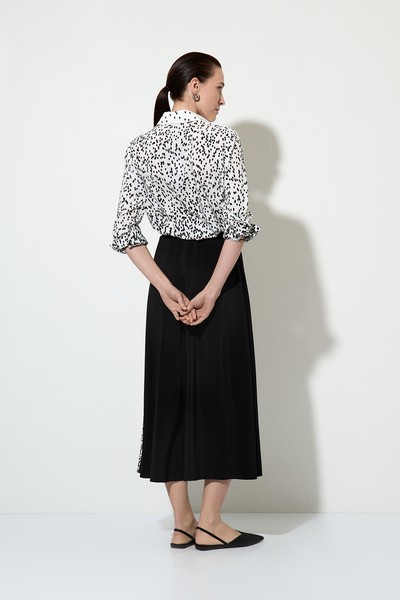 Юбка с застежкой на запах VASSA&Co, пол женский, цвет белый, фото №4