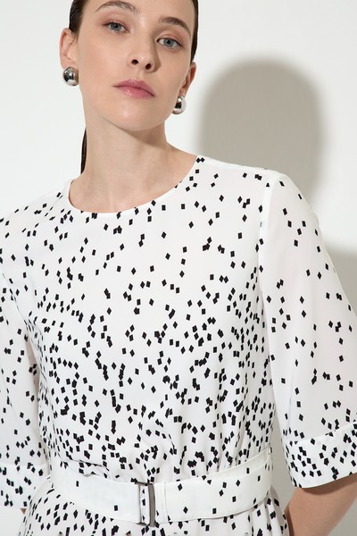 Платье VASSA&Co, пол женский, цвет белый, фото №3