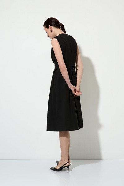 Платье без рукавов VASSA&Co, пол женский, цвет черный, фото №6