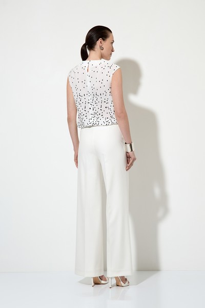 Блузка без рукавов VASSA&Co, пол женский, цвет белый, фото №4