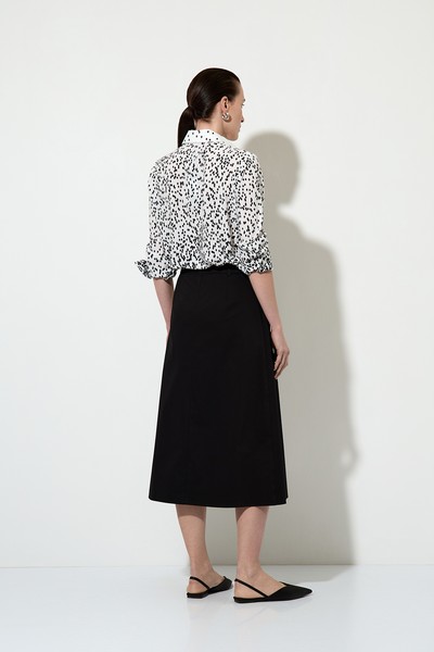 Skirt VASSA&Co, пол female, цвет black, фото №4