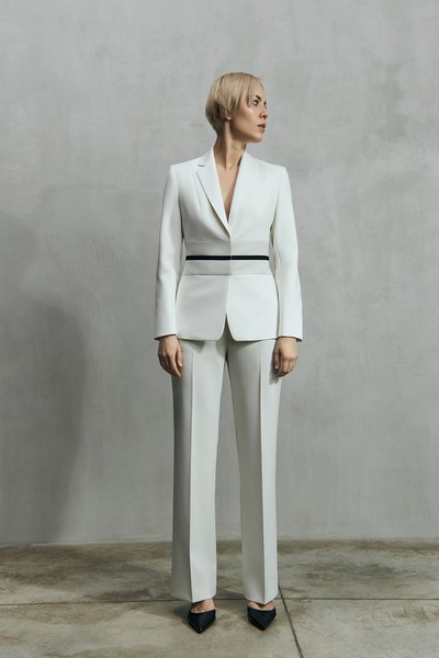 Jacket VASSA&Co, пол female, цвет white, фото №3