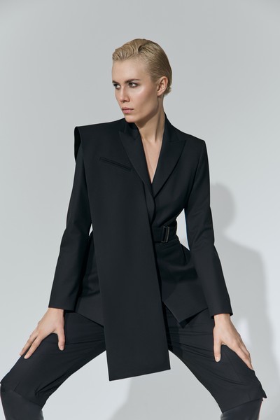 Жакет-трансформер , пол женский, цвет черный, фото №2