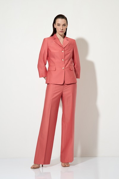 Trousers VASSA&Co, пол female, цвет pink, фото №4