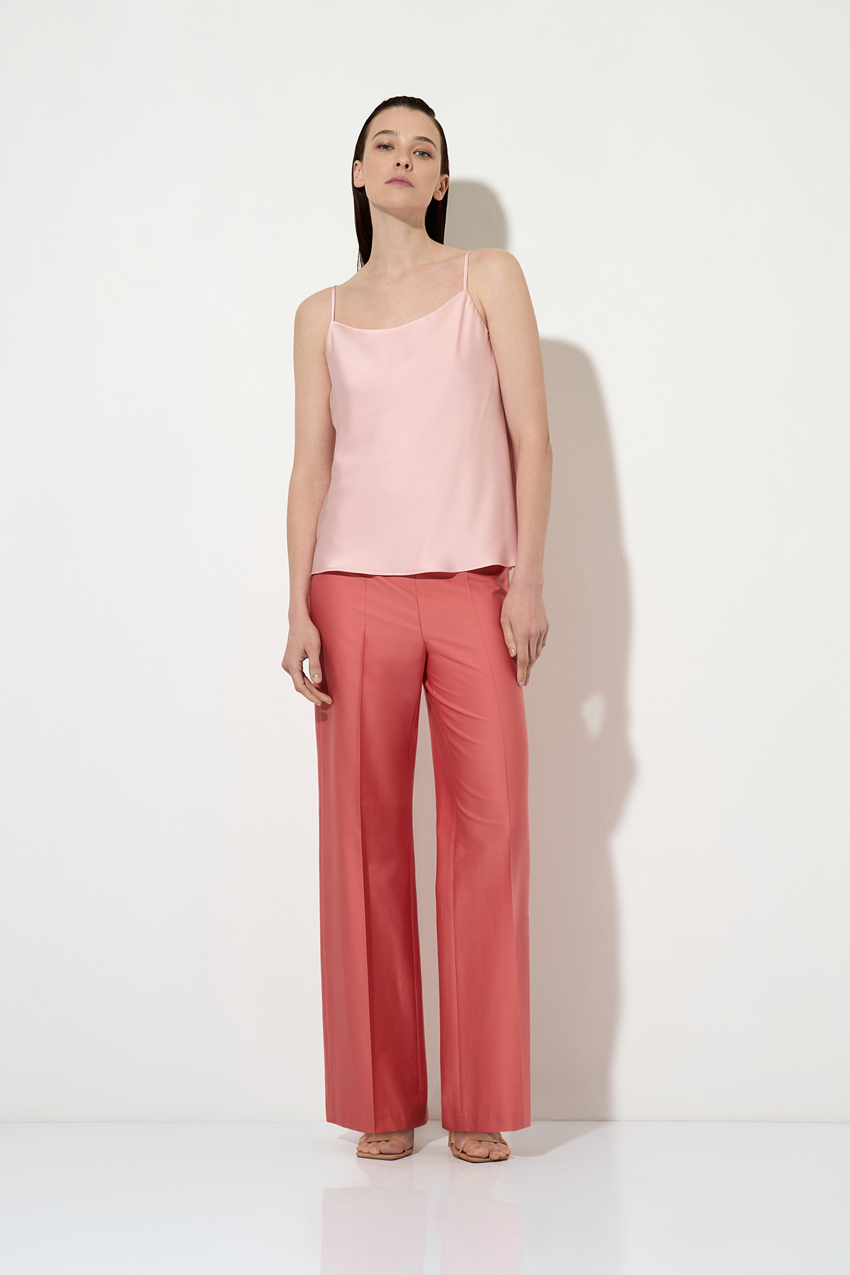 Trousers VASSA&Co, пол female, цвет pink, фото №5